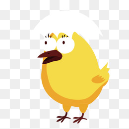 【卡通可爱小鸡小鸡蛋壳素材】免费下载_卡通