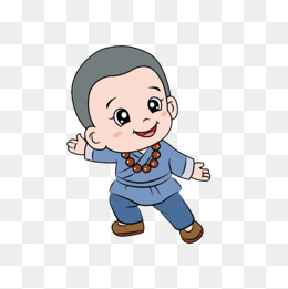 【卡通呆萌小和尚素材】免费下载_卡通呆萌小