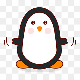 卡通小企鹅