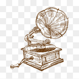留声机绘画素材】免费下载_留声机绘画图片大