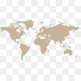 咖啡色简约地图