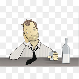 油画喝酒的船员