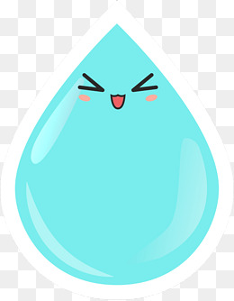 绿色的小水滴