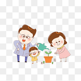 浇花的人