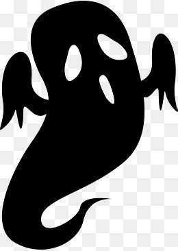 黑色恐怖幽灵素材图片免费下载_高清png_千库