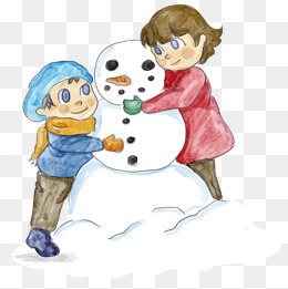 小朋友堆雪人矢量的相关搜索