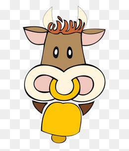 憨厚可爱的小牛素材图片免费下载_高清png_千库网