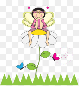 夏日戴红领巾小女孩可爱表情包