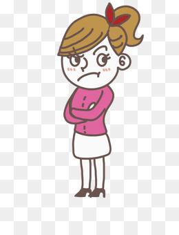瞪眼的女人