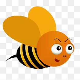 黄色蜜蜂矢量