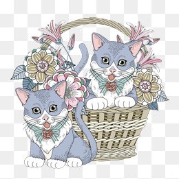 漫画风简笔画手绘卡通贱萌猫咪表情包