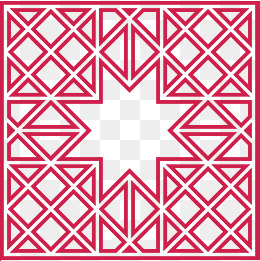 正方形图案框