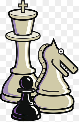 手绘国际象棋棋子