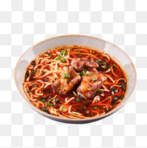 红烧排骨牛肉面素材图片免费下载_高清png_千