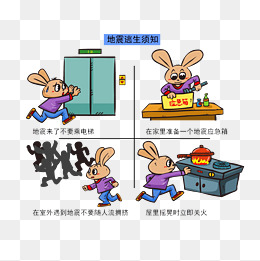 地震逃生须知