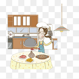 厨房器具简笔画