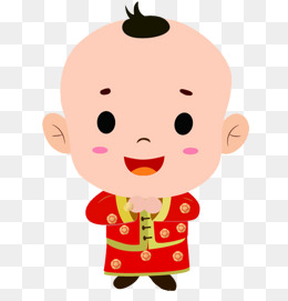 舞狮的小男孩免抠图