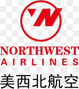 美西北航空logo