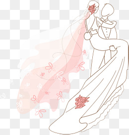 新婚新郎抱着新娘