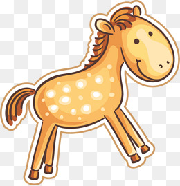 卡通可爱小动物装饰设计动物头像马
