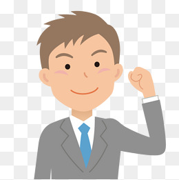 戴着眼镜的卡通男人