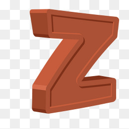 创意卡通装饰英文字母z
