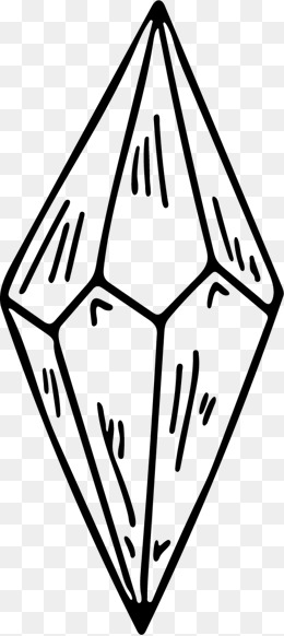 卡通简笔画水晶钻石装饰设计