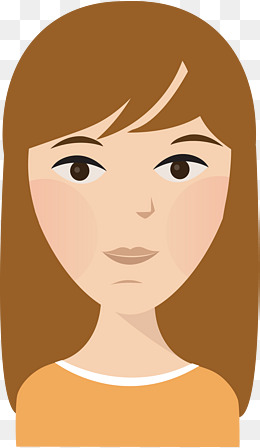 卡通大眼睛女人图