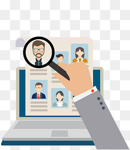 矢量人才招聘插画素材图片免费下载_高清psd_千库网