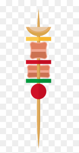 美味的烤串简笔画