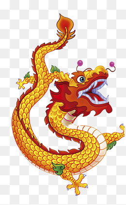 二月二龙抬头手绘龙插图
