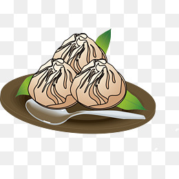 烧麦矢量插画png