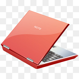 卡通手绘笔记本电脑