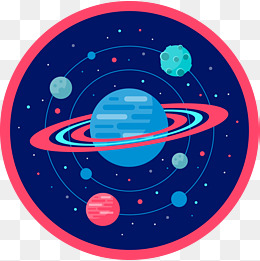 太空宇宙飞船矢量图