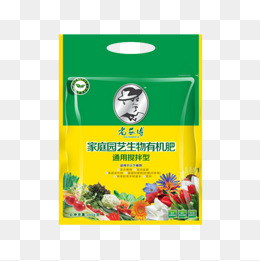 绿色简约肥料包装袋