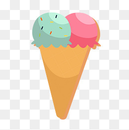 夏日冰淇淋手绘卡通装饰素材图片免费下载_高清psd_千
