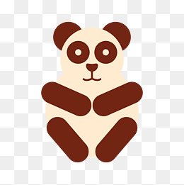卡通可爱小动物装饰动物头像熊猫