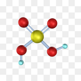 黑色精氨酸分子形状素材