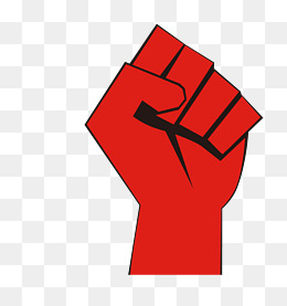 卡通简笔画手绘努力加油拳头装饰设计