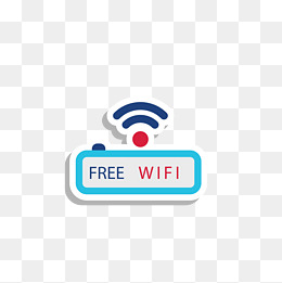 矢量装饰卡通扁平化wifi标志