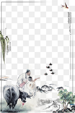 古代人物背景png下载