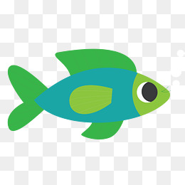 世界海洋日多彩小鱼