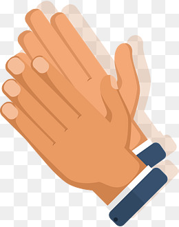 矢量拍手鼓掌手势素材