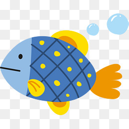 海洋生物冒泡的鱼