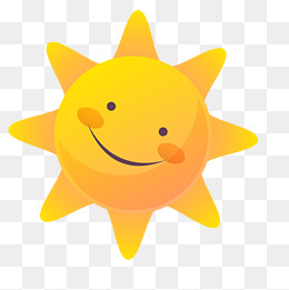 矢量图卡通小太阳