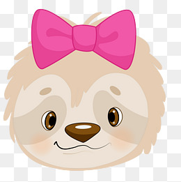 卡通可爱小动物装饰动物头像