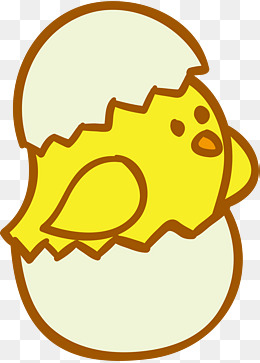 卡通破壳小鸡设计
