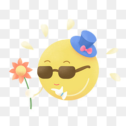 早安蓝色插画小太阳小清新