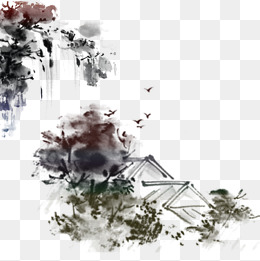 山水墨画素材下载