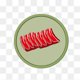 卡通瘦肉设计素材
